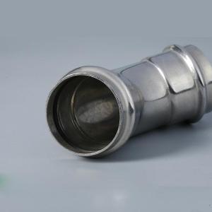 China 304 Stainless Steel Weld Fittings , Nickel White Capillary Elbow factory
