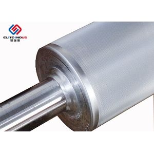 China Coating Anilox Rollers / Steel Flexo Printing Rollers Machinery Parts on sale