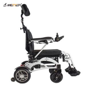 China Brush Motor Foldable Electric Wheelchair Lightweight factory