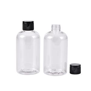 China Tassel 250ml 8oz plastic shampoo bottles With Flip Top Cap for shampoo body lotion hand sanitizer factory