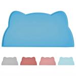 Waterproof Silicone Pet Feeding Mat Floor Non Skid Pet Feeding Placemat For Cat