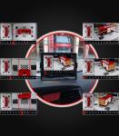 IP67 Car Camera Security System Commercial Truck Backup Camera 4CH HD 1080P