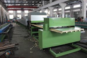 China Automatic PU Sandwich Panel Product Line, Polyurethane Foam Sandwich Panel Line on sale