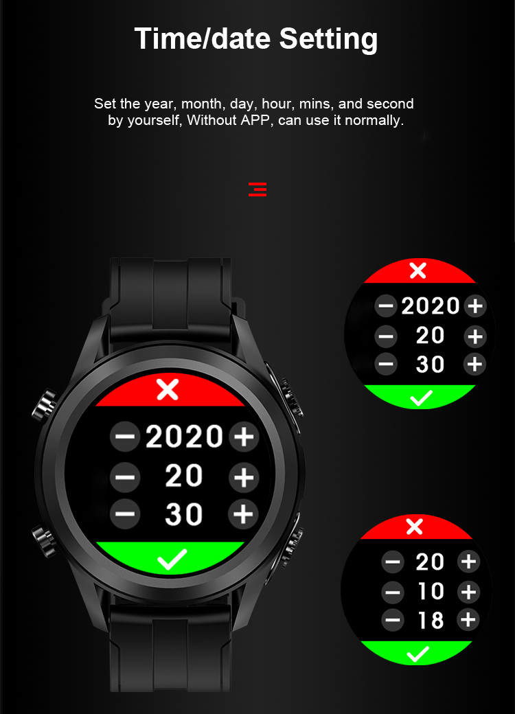 350mAH SpO2 Smart Watch With Earbud Inside Bluetooth Music Play