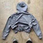 2025 New Design Vest Hoodie Custom Heavyweight 100% Cotton Printed Vintage