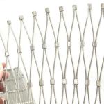 Diamond Flexible Stainless Steel Wire Rope Mesh Light Weight High Strength