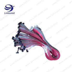 China PVC Flat Ribbon Cable Assembly 2.54mm Pich UL2651 - 28AWG 10P 1.27MM PICH factory