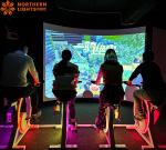 Kids Bicycle Playground Amusement Device Dynamic Outdoor Excise Facility