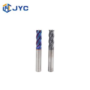 China 4 Flutes Carbide Milling Cutters CNC Process Roughing End Mill factory