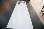 Flat Packed Smooth White Disposable Aprons , Disposable Surgical Apron Anti