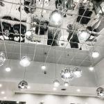 Decorative Mirror Finish Reflective Ceiling Tiles 595x595mm Aluminum