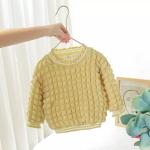 Cotton Polyester Winter Children'S Clothing Plush Blouse White Long Sleeve