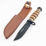 9 Inch 255g Veteran Survival Carbon Steel Machete Erosion Resistant