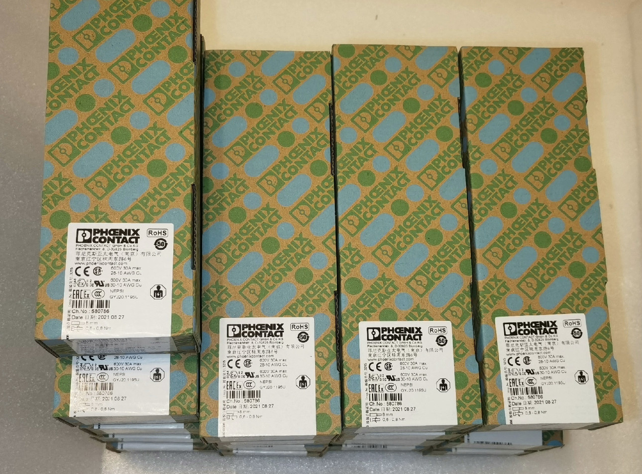 3004362 Phoenix PLC UK 5 N Feed Through Terminal Block Brand New Products