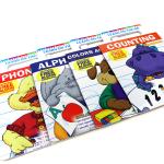 Cute Elephant Cover Children's Alphabet Learning Book Printing, Children's Purse