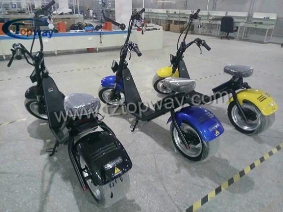 Citycoco 1200W 18*9.5inch big Wheel Electric Scooter with wide tyre