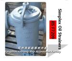Flange Cast Iron single oil filter, single cylinder oil filter JIS F7209-100s