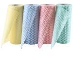 Washable Disposable Dishwashing Cloths , Antibacterial Kitchen Cleaner Cloth