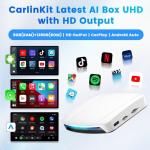 TBox UHD HDMI Wireless Adapter Carplay Ai Box 128Gb SM6225 Youtube Netflix Car