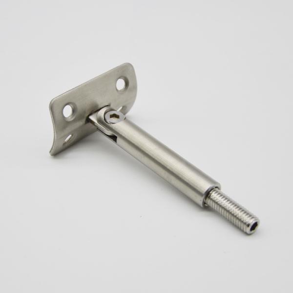 Stainless steel 304 rail connector RS0872 post to rail tube satin finishing, M8,