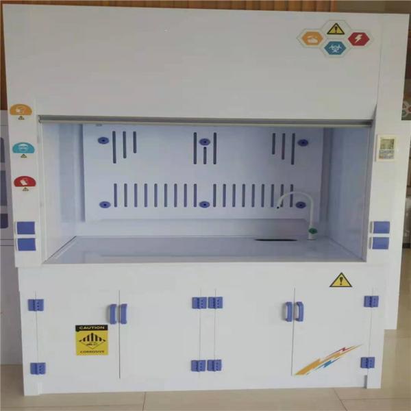 China 220V Voltage Fume Hood with Scrubber Tank Services and LED Lighting factory