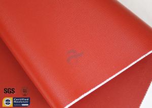 China Silicone Coated Fiberglass Fire Blanket Fabric 0.85MM 33.9OZ Heavy Duty Welding factory