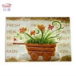 Square Tempered Cutting Board for Glass Dining Table All-Season Kitchen Tool