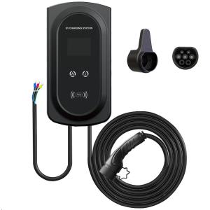 China 11kWh WIFI Level 2 EV Charger Station EVSE Wallbox 7KW 22KW For HYUNDAI KONA factory