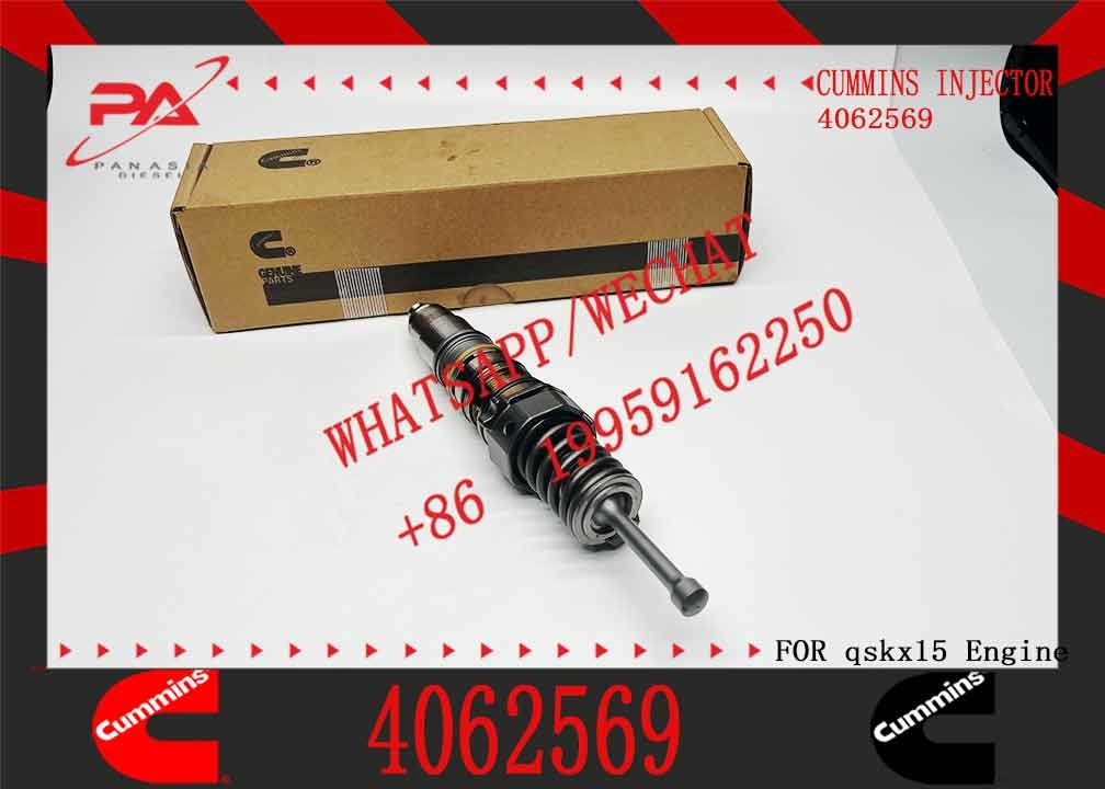Construction Machinery PartsFuel Injector For QSKX15 Diesel 4062569 4088665 4954888 1764364 For CUMMINS Diesel Engine