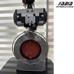 Manual/Pneumatic/Electric Control Round Butterfly Damper Valve For Air Volume