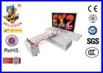 Pure White Two Players DIY Arcade Machine Game Frame Design For TV Cabinet