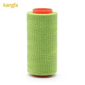 China 0.6mm 0.8mm 1mm 150D/16 Coarse Polyester Braided Thread Waxed for Leather Craft Repair factory