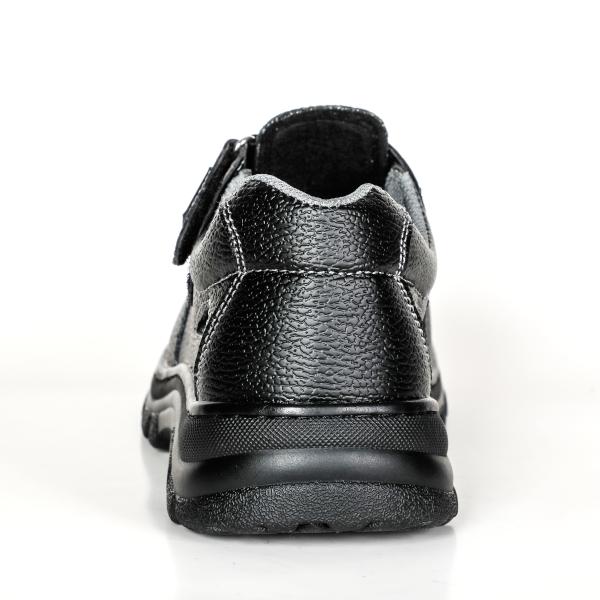 Factory Metal Eyelets Basic Safety Shoes Anti Puncture Function Durable Safe Breathable Work Shoes