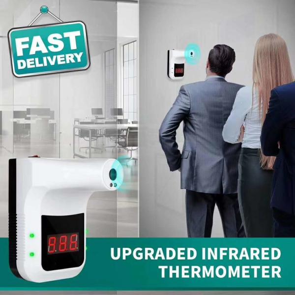 White Plastic Wall Mounted used Temperature Measurement Instrument Infrared K3