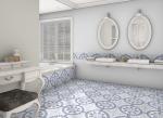 Antibacterial 250x250mm Interior Floor Tile For Residential Decoration And Light