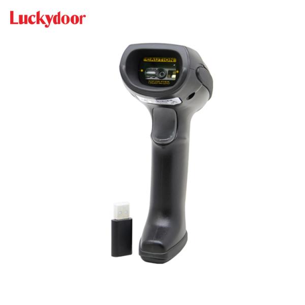 Luckydoor K-211R Handheld Usb Cost-effective 1D Wireless Barcode Scanner Laser Barcode Reader with Holder
