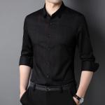 DRESS SHIRTS Custom Formal Shirt For Men Polyester Cotton Long-Sleeved Slim