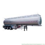 44m3 Aluminum Fuel Semi Trailer 3 Axle For Health Oil Transport 40T- 45Ton