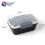 Plastic Food Storage Bento Box Fresh Keeping Sealed Square Lunch Box Kitchen