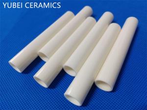 China Low Activity Alumina Ceramic Tubes Ivory  Polishing And Insulating ISO9001 Approved on sale