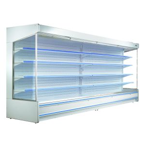 R404a Supermarket Multideck Open Front Cooler With Plug - In Type For Drinks