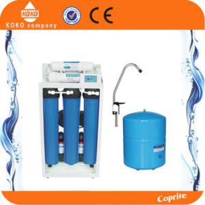 China 20 Inch Blue Home Water Filtration System Reverse Osmosis Tank  With Digital Display / Iron Shelf on sale