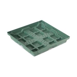 China PP Material Decorative Garden Flower Pot for Manufactory Modular Green Roof Trays factory