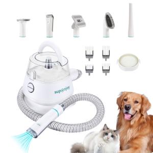 China Low Noise 5 in 1 Pet Grooming and Shedding Vacuum Attachment Kit with Stainless Steel factory