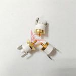 Taiwan LC KSD301 Manual Reset Bimetal Thermostat with Screw Head Ceramic Case
