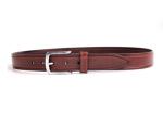 Cowhide 3.5cm Mens Leather Dress Belt Customized Color