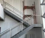 12mm Tempered Glass Interior Stair Railings Stainless Steel Balcony Balustrade