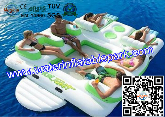 Large Rental Inflatable Water Games , Commercial Inflatable River Floats