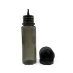 Dropper bottle (Transparent Blue) REUSABLE, Child Resistant Cap, Easy Drip Tip