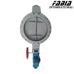 Stainless Steel Flanged Pneumatic Valve High Performance Industrial Butterfly